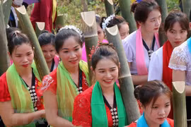 Festival de lavado de cabello, característica cultural singular de etnia Thai blanca en Vietnam