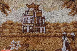 El alma vietnamita a través de pinturas de arroz 
