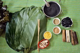 Banh Chung Den, especialidad de la etnia Tay en Lao Cai 