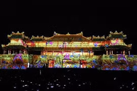 Espectáculo de arte luminoso magnifica la Ciudadela Imperial de Hue 