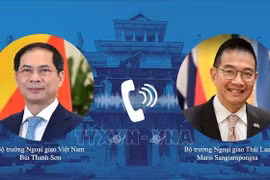 Cancilleres de Vietnam y Tailandia debaten medidas para reforzar cooperación. (Fuente:VNA)