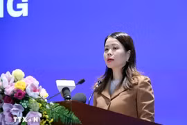 La viceministra de Relaciones Exteriores de Vietnam, Nguyen Minh Hang. (Fuente:VNA)
