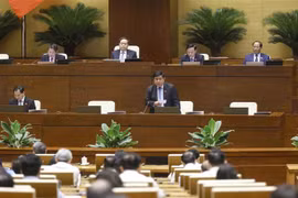 El ministro de Planificación e Inversión, Nguyen Chi Dung, habla en el evento. (Fuente:VNA)