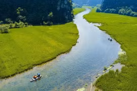Zona turística de Tam Coc, Ninh Binh. (Fuente: VNA)