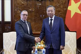 Presidente vietnamita recibe a embajadores salientes de Colombia y Panamá