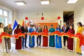 En la inauguración. (Fuente: VNA)