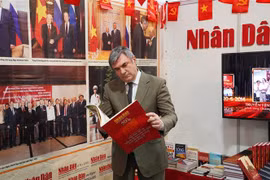 Vyacheslav Kalganov, vicepresidente del Comité de Relaciones Exteriores de San Petersburgo en el evento. (Fuente:VNA)