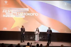 La directora general del Departamento de Cooperación Internacional del Ministerio de Cultura, Deportes y Turismo de Vietnam, Nguyen Phuong Hoa, habla en el evento. (Fuente:VNA)