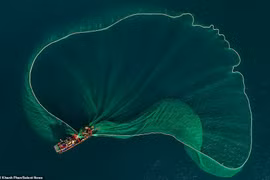 [Foto] Redes de pesca en provincia Phu Yen
