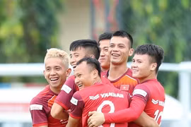 [Foto] Selección vietnamita lista para enfrentar a los once tailandeses 