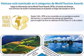 [Info] Vietnam está nominado en 6 categorías de World Tourism Awards