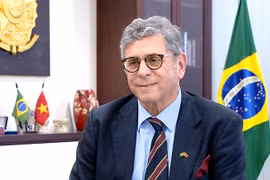 El embajador de Brasil en Hanoi, Marco Farani (Fuente: VNA)