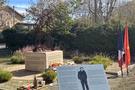 Se inauguró el Memorial de los Trabajadores de Indochina en Salin-de-Giraud en 2014 (Fuente: VNA)