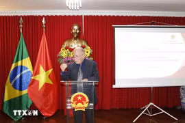 El periodista e historiador Pedro de Oliviera, secretario general de la Asociación de Amistad Brasil - Vietnam (Fuente: VNA)