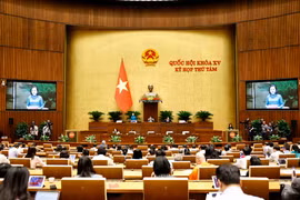 Los diputados de la Asamblea Nacional de Vietnam de la XV Legislatura continúan hoy los debates del octavo período de sesiones (Fuente: VNA)