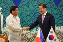 Acuerdan Corea del Sur y Filipinas impulsar libre comercio