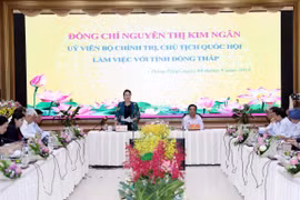 Presidenta del Parlamento vietnamita destaca el desarrollo agrícola en provincia de Dong Thap