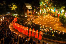 Prohíben en Tailandia los fuegos artificiales durante festival Loy Krathong