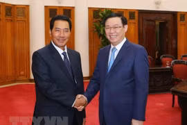 Recibe viceprimer ministro vietnamita al vicepresidente de la Asamblea Nacional de Laos