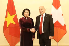 Sostiene subjefa del Estado de Vietnam encuentro con presidente suizo