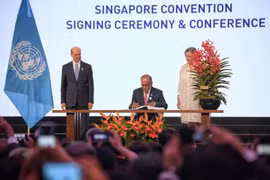 Firman en Singapur convención sobre la mediación