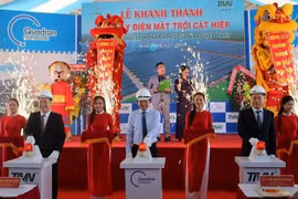 Inauguran primera planta fotovoltaica en provincia central vietnamita de Binh Dinh