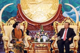 Concluye presidenta del Parlamento de Vietnam visita a Laos 