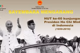 Celebrarán en Indonesia el aniversario 60 de visita de Ho Chi Minh 