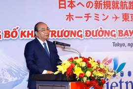 Participa primer ministro de Vietnam en inauguración de nuevos vuelos entre su país y Japón