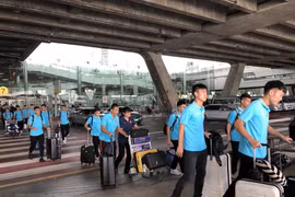 Selección de Vietnam llega a Tailandia para eliminatoria asiática del Mundial 2020