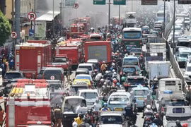 Indonesia sufre pérdidas millonarias por congestión de tráfico en Yakarta 