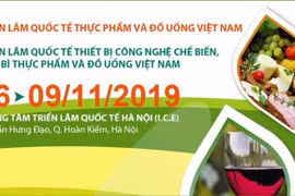  Efectuarán en Vietnam exposiciones internacionales de alimentos y bebidas 
