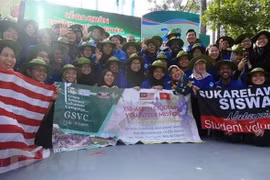 Participan estudiantes de Malasia en Campaña de Voluntarios en Vietnam