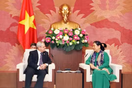 Vicepresidenta de Asamblea Nacional de Vietnam recibe a una delegación parlamentaria de Cuba 