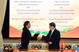Ciudad vietnamita y Cuba firman memorando de cooperación en ciencia y tecnología