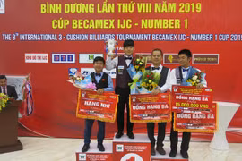 Finaliza billarista vietnamita segundo en Torneo Internacional de carambola de tres bandas