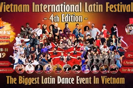 Bailarines internacionales se dan cita en el Festival Latino en Vietnam