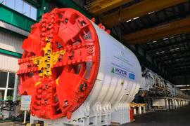 Completarán tuneladora de tramo subterráneo del metro Hanoi
