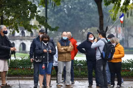 Crecimiento gradual de turistas a Hanoi después del distanciamiento social