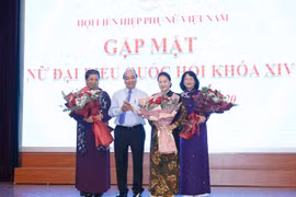 Premier y máxima legisladora de Vietnam se reúnen con mujeres diputadas