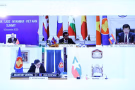 Sesiona décima Cumbre de cooperación Camboya-Laos-Myanmar-Vietnam