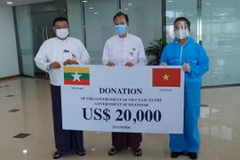  Vietnam entrega suministros médicos a Myanmar para apoyar la lucha contra COVID-19
