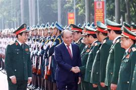 Premier de Vietnam asiste al acto por el aniversario 75 del Estado Mayor General 
