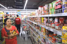 En curva descendente índice de precios al consumidor de Hanoi