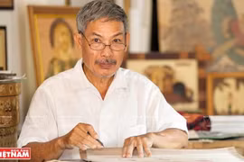 Pinturas de marquetería de Vietnam 