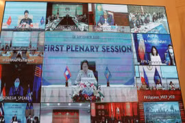 Participan presidentes de Parlamentos de Camboya y Laos a primer plenario de AIPA 41