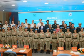 Tercer hospital de campaña de Vietnam, en último preparativo para misiones de paz 