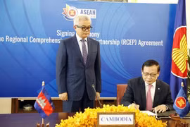 Valora prensa camboyana la firma del acuerdo RCEP como logro histórico de la región