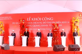 Inician en provincia vietnamita construcción de zona turística costera