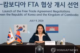 Corea del Sur y Camboya iniciarán segunda ronda de negociaciones del acuerdo de libre comercio